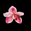 Flor de Cymbidium Simulação 8cm Filme de Impressão 3D Flor de Magnólia Acessórios de Cabelo DIY Broche Flor de Sapato Flores Estilo Férias na Praia Floresta