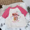 Lote Mixto Algodón Camiseta Infantil de Dibujos Animados Manga Corta Verano Estilo Occidental Top para Niños Bebé Manga Media Ropa de Verano para Niñas