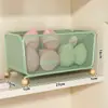 Caja de almacenamiento de mascarillas faciales de gran capacidad, cesta de almacenamiento de cosméticos para lavabo de baño, estante para productos de cuidado de la piel de escritorio para baño