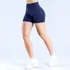 Shorts de Yoga Yuean Amazon de Cintura Alta Levanta Bumbum Sem Costura Calças Fitness Bumbum de Pêssego Roupa Esportiva Shorts de Yoga