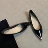 Zapatos de Salón Individuales de Punta Fina y Boca Baja Estilo Retro para Mujer, Nuevo Diseño de Nicho Verano 2026, Zapatos Planos para Mujer para Combinar con Faldas
