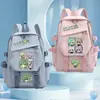 Mochila de mercancía del Dios Maligno Moran, mochila estilo anime 2D del equipo del hospital Wang Qing Han Yu para estudiantes hombres y mujeres, moderna