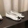2026 nuevos zapatos planos de ballet dulces estilo coreano con lazo y estrella, slip-on de punta redonda, zapatos de abuela para mujer