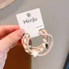 Elásticos de Cabelo Cor de Café, Alta Elasticidade e Durabilidade, Elásticos de Cabelo de Celebridade da Internet Coreana, Elásticos para Rabo de Cavalo, Acessórios de Cabelo