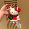 Colgante de Peluche Hello Kitty Gato Año Nuevo Kt Colgante para Bolso Decoración Navideña Adorno Navideño Decoración