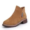 Zapatos para Mujer 2022 Otoño e Invierno Nuevas Botas de Mujer Esmaltadas Botines Botas Martin Británicas para Mujer Moda para Mujer Tacón Grueso Suela Gruesa Botas de Algodón Suela Trbottomy