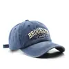 Gorra de comercio exterior gorra plana para hombre moderna de moda versátil sombrero de protección solar para mujer lavado 1947 gorra de béisbol