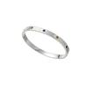 Comercio electrónico transfronterizo estilo INS lujo ligero diamante oro acero de titanio pulsera moda europea y americana Joker acero inoxidable circonita pulsera