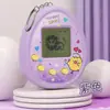 Máquina eletrônica transfronteiriça de estimação virtual mini animal de estimação eletrônico portátil máquina de jogo de ovo chaveiro pingente atacado