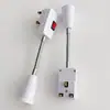 E 270000 a manguera calibre británico calibre europeo enchufe de pared conector interruptor e27 tornillo diez mil luz nocturna lámpara de escritorio extensión conversión