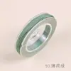 No. 72 Hilo de jade trenzado cuerda de mano cuerda trenzada a mano pulsera de cuerda cuerda trenzada línea roja cuerda con colgante material para manualidades