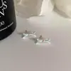 Pendientes Frescos y Sencillos de Aro Delgado Esmaltado Estilo de Alta Gama 2025 Adecuados para Verano Pendientes de Botón