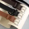 2026 Nuevo Cinturón para Mujer Hebilla de Pin Simple Cinturón de Cuero Accesorio Versátil Casual Traje Cinturón para Jeans En Stock Mayoreo
