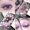 Paleta de sombras de ojos de color maestro a juego suministro directo de fábrica color mate nacarado - súper pigmentación sin caída de polvo maquillaje a prueba de agua y sudor herramienta de maquillaje de belleza portátil con ventosa magnética sombra de ojos