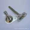 Pie de ingeniería para equipo de logística al por mayor con agujero Taza de pie curva brillante 16*100 disco soporte ajustable Pie de máquina
