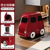 Lixeira Formato de Ônibus Desenho Animado, Alto Valor Estético, Decoração Doméstica para Sala de Estar e Quarto, com Tampa e Vedação, Lixeira Criativa