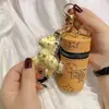 2026 Año del Caballo Oro Puro 999 Riqueza Instantánea Llavero Correa para Teléfono Colgante Caballo Dorado Encanto de Bolso Cubo