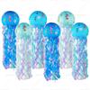 Linterna de Medusa Arcoíris de Sirena Decoración Fiesta Submarina Azul Temática del Océano Cumpleaños Infantil Linterna de Papel Decoración Colgante