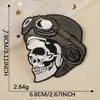 Parche Original Etiqueta Bordada Parche Bordado Calavera Accesorios para Ropa Parche Insignia Parche Accesorios Estilo Punk Parche de Tela