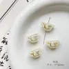 Cuentas de Cristal Checo Pintadas en Oro Doméstico Retro Caracol Pájaro Flor de Durazno Material Hecho a Mano Pulsera Cadena de Teléfono Móvil Accesorios de Joyería