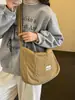 Bolsa de Algodón de Gran Capacidad para Chaqueta Mujer 2026 Nueva Bolso de Hombro Único de Alta Textura Bolso Cruzado Versátil para Viajes Diarios Bolso de Mano