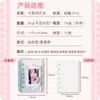 Álbum de Almacenamiento de Fotos Polaroid Estrella Láser Transparente para Carpeta A7 con Doble Hebilla de PVC Almacenamiento de Tarjetas Pequeñas