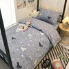 A6L Algodón Dormitorio Estudiantil Juego de Tres Piezas Cama Superior e Inferior Ropa de Cama 100 Sábana Funda de Edredón Juego de Seis Piezas Edredón