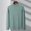 Suéter Básico para Hombre 2026, Cuello Semi Alto, Forro Polar, Engrosado, Casual, Versátil, Tejido Base, Para Hombre, Ropa para Papá