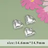Pendente de Ouro Real 18K Galvanizado Estilo Coreano Simples Várias Especificações Amor DIY Brincos Colar Acessórios de Joias Semi-acabados