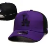 Gorra de Béisbol de Malla Trendy de Marca al por Mayor para Mujer, Nuevo Estilo Primavera y Verano, Logo Grande Bordado, Gorra de Malla Transpirable para el Sol