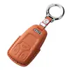 Capa Original de Fábrica para Chave de Carro Audi Rs5, Couro Bovino de Primeira Camada, Porta-Chaves de Alto Padrão com Fivela, Modificação de Interior Unissex