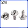 Tornillos para disco duro, Tornillos de brida hexagonal externa, Tornillos hexagonales acolchados en pulgadas, Tornillos para caja de computadora 6 #-32