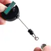 Rueda de desplazamiento giratoria con clip de cocodrilo retráctil de 360 grados de fácil extracción, personalizable con logotipo impreso en epoxi