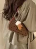 Bolso Transfronterizo para Axila para Mujer 2025 Nuevo de Moda Nicho Moda Lunares Lazo Bolso de Hombro Viajero Bolso Dumpling