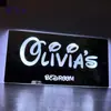 Espejo Iluminado con Nombre LED de 12 Colores para Sitios Web Independientes, Espejo Iluminado con Nombre Familiar Personalizado, Adorno de Mesita de Noche Regalo