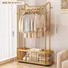 Cabide de Roupas de Chão Cabide de Roupas para Quarto Varanda de Casa Cabide Secador de Roupas Leve de Luxo Quarto de Estudante Cabide Simples de Armazenamento