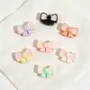 Acessórios de resina com laço tridimensional emendado em duas cores para acessórios de cabelo, tiaras, chaveiros feitos à mão DIY, materiais de cola creme atacado