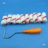 Rolo pequeno de 2 polegadas e 3 polegadas sem soltar fiapos, mini rolo de polegar para tinta, tinta látex, revestimentos e uso marítimo