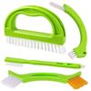 Cepillo para lechada de 4 piezas (4 en 1) cepillo de limpieza estropajo de limpieza juego de cuatro cepillo para lodo de tanque azulejo bañera lavabo