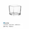 Vaso de Vidrio Vacío para Velas Aromaterapia Caseras DIY Taza Portavelas de Vidrio con Cera Vaso de Vidrio Transparente Portavelas para Hogar Dormitorio