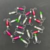 Anzuelo Pulpo Anzuelo Pulpo luminoso ocho garras par de anzuelos acero inoxidable anzuelo suave fluorescente ocho garras anzuelo de ancla pequeño anzuelo para calamar anzuelo para tubo de soplido
