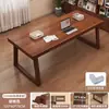 Mesa de Madeira Maciça, Mesa de Leitura e Estudo para Estudantes, Mesa Grande, Mesa de Trabalho Convertível para Sala de Estar, Mesa para Home Office, Mesa Longa