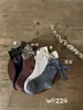 WF224 Calcetines Nuevos de Otoño para Niños Bebé Florales con Lazo Algodón Peinado Calcetines Cortos Estilo Princesa Calcetines de Moda Venta al por Mayor