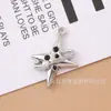 K branco doce garota legal diablo amor borboleta estrela pingente brincos DIY colar chaveiro materiais feitos à mão