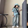 Camiseta Casual de Manga Corta Batik de Verano para Hombre y Mujer Pantalones Vaqueros Finos de Pierna Recta para Niños Grandes Pantalones Modernos
