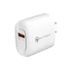 Patrón de Rayo 1Cargador Usb Qc3.0 Carga Rápida Adaptador de Corriente 5V3A 20W Único U Cabezal de Carga para Teléfono Móvil Venta al por Mayor