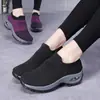 Novedad Primavera 2020 Zapatos para Caminar Personas de Mediana Edad y Mayores Suela Suave Tenis Casuales Zapatos de Madre Zapatos Deportivos para Correr para Mujeres