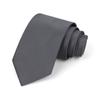 Corbata para Hombre 2025 Estilo Nuevo 8cm Corbata Lisa Bordada Corbata Formal de Poliéster Jacquard de Alta Gama para Hombre Hecha a Medida