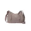 Nova bolsa tiracolo simples e casual de tecido de nylon para comércio exterior para mulheres, bolsa de grande capacidade para o dia a dia, bolsa versátil de ombro e sob o braço