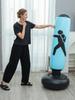 Nueva columna de boxeo inflable de PVC engrosado, columna de boxeo azul, vaso de fitness, columna de lucha de juguete con ventilación